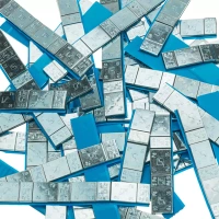 Edgy Slim adhesive weights for aluminum rims - 60g (5g+10g / galvanized / wide band) - 400 pcs. - Stix