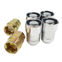 Lock nuts for alloy wheels (1/2" 20 UNF / Movable Sleeve) - Carbonado C-Block 