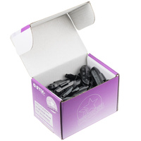 SCHWARZE Zink-Schlaggewichte STD ZN/S 30 g für Stahlfelgen (50 Stk.) – Stix