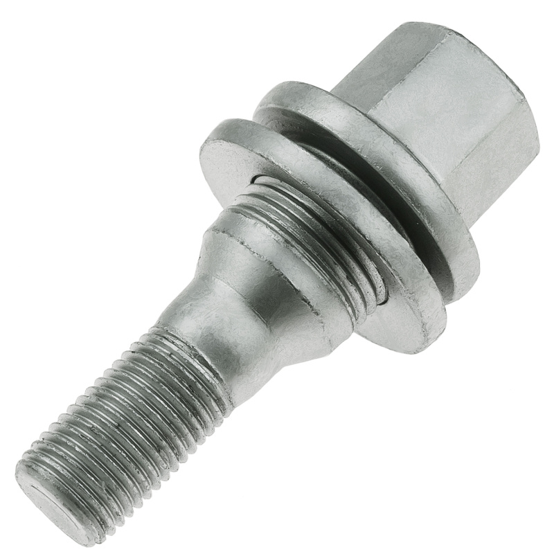 Bolts for original Peugeot, Citroen rims M12x1.25 - (Geomet flat washer) - Carbonado