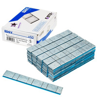 Edgy Slim adhesive weights for aluminum rims - 60g (5g+10g / galvanized / wide band) - 50 pcs. - Stix