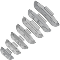 Zink-Schlaggewichte ZN/S für Stahlfelgen – Multibox-Set 175 Stk. (20–50 g)
