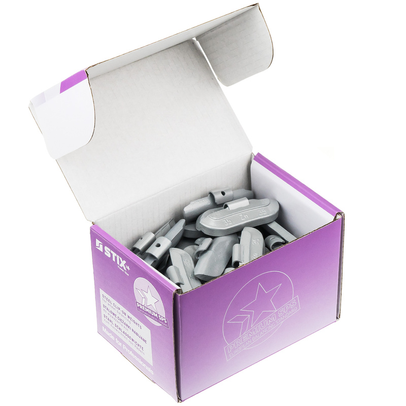Ciężarki nabijane STD Cynkowe do felg stalowych ZN/S 35g / 50 szt. - Stix