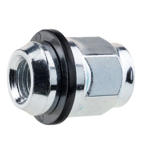 Wheel nuts for original steel wheels KIA Hyundai M12x1.5 zinc-plated with plastic washer, 21 mm hex - Carbonado