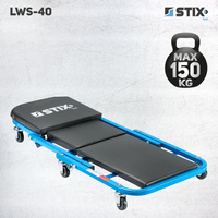 Klappbare Werkstattliege / Werkstatt-Hocker 2-in-1 LWS-40 – Stix