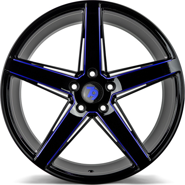 Komplet staggered 4 szt. Felg Aluminiowych 19 5x120 79Wheels Seventy9 SV-N BGBR
