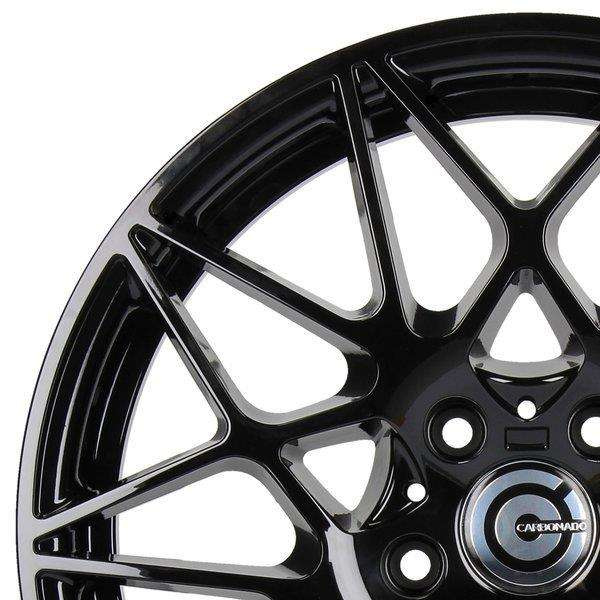Satz 4 Alufelgen 19 5x120 Carbonado Crazy BG