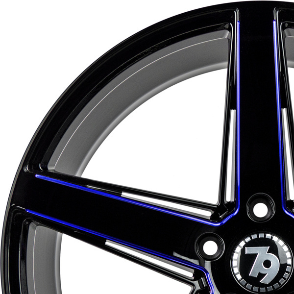 Komplet staggered 4 szt. Felg Aluminiowych 19 5x120 79Wheels Seventy9 SV-N BGBR