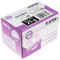 SCHWARZE Zink-Schlaggewichte STD ZN/S 25 g für Stahlfelgen (50 Stk.) – Stix