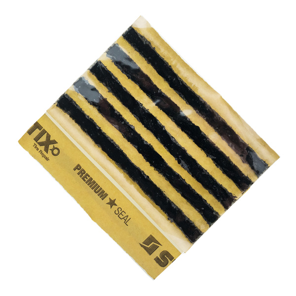 Butyl Repair Strings 6mm (short - 100 mm, black) 5 pcs