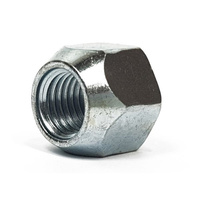 Wheel nuts for steel wheels M12x1.25 zinc-plated, open type without collar, 21 mm hex - Carbonado