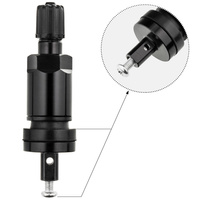 Schrader TPMS-08 Pressure Sensor Vent Valve Black