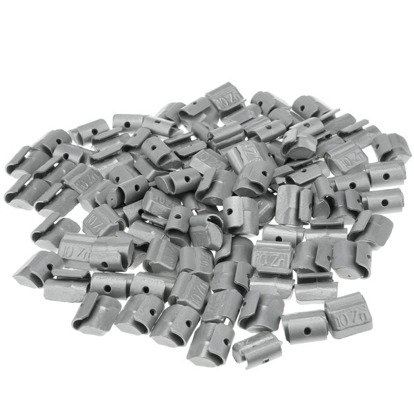 Clip on weights STD Zinc for steel wheels ZN/S 10g / 100 pcs. - Stix