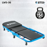Klappbare Werkstattliege / Werkstatt-Hocker 2-in-1 LWS-36 – Stix