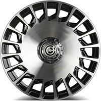 Set of staggered 4 Alloy Wheels 20 5x112 Carbonado REBELLION BFP
