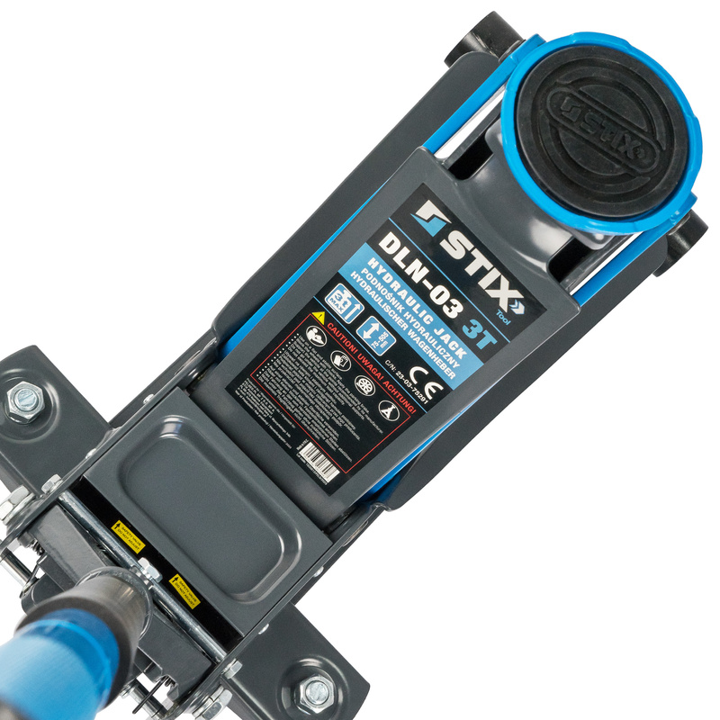 Low-Profile Hydraulic Floor Jack with Pedal, 75–505 mm Lifting Height – DLN-03 3T – Stix