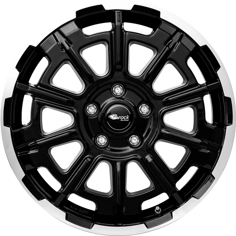 Aluminiumfelgen 17" 5x120 Brock B45 SGVP