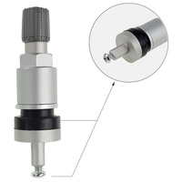 Schrader-Drucksensor-Ventil TPMS-08 GEN 4 Einklemmung Silber