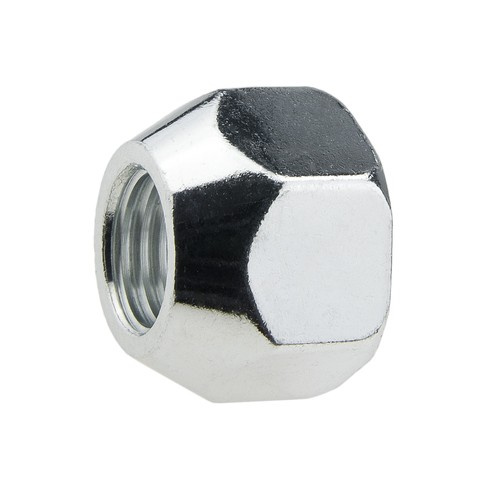 Steel wheel nuts M12x1.5 zinc plated open-ended without flange, 21 mm hex - Carbonado