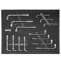 Drawer insert for tool cabinet (14-piece box wrench set) TD-1 - Stix