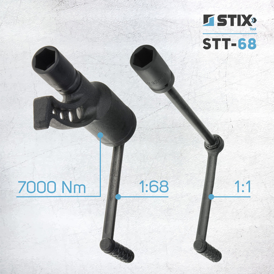 Klucz planetarny (przekładniowy) STT-68 1:68 7000Nm - Stix