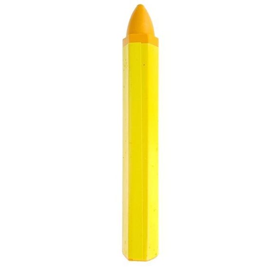 Woskowa kreda do opon, niezmywalny marker (12 szt) - żółta - Stix