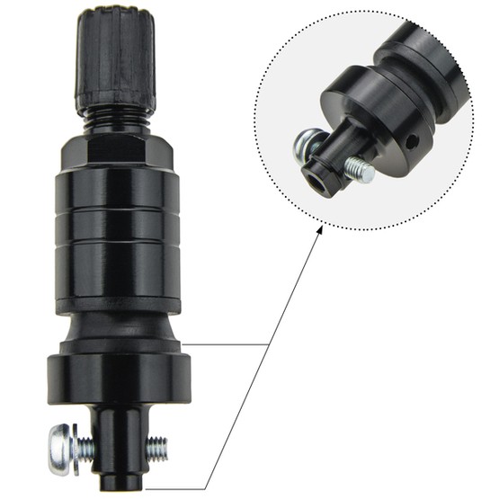 Zawór Wentyl Czujnika Ciśnienia UNI Sensor CUB TPMS-17 Czarny OEM