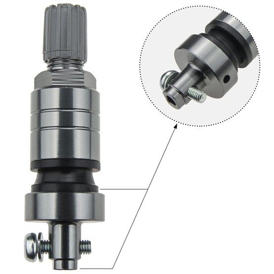 Zawór Wentyl Czujnika Ciśnienia UNI Sensor CUB TPMS-17 Szary OEM